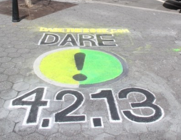 DARE 3rd Anniversary Chalk Art