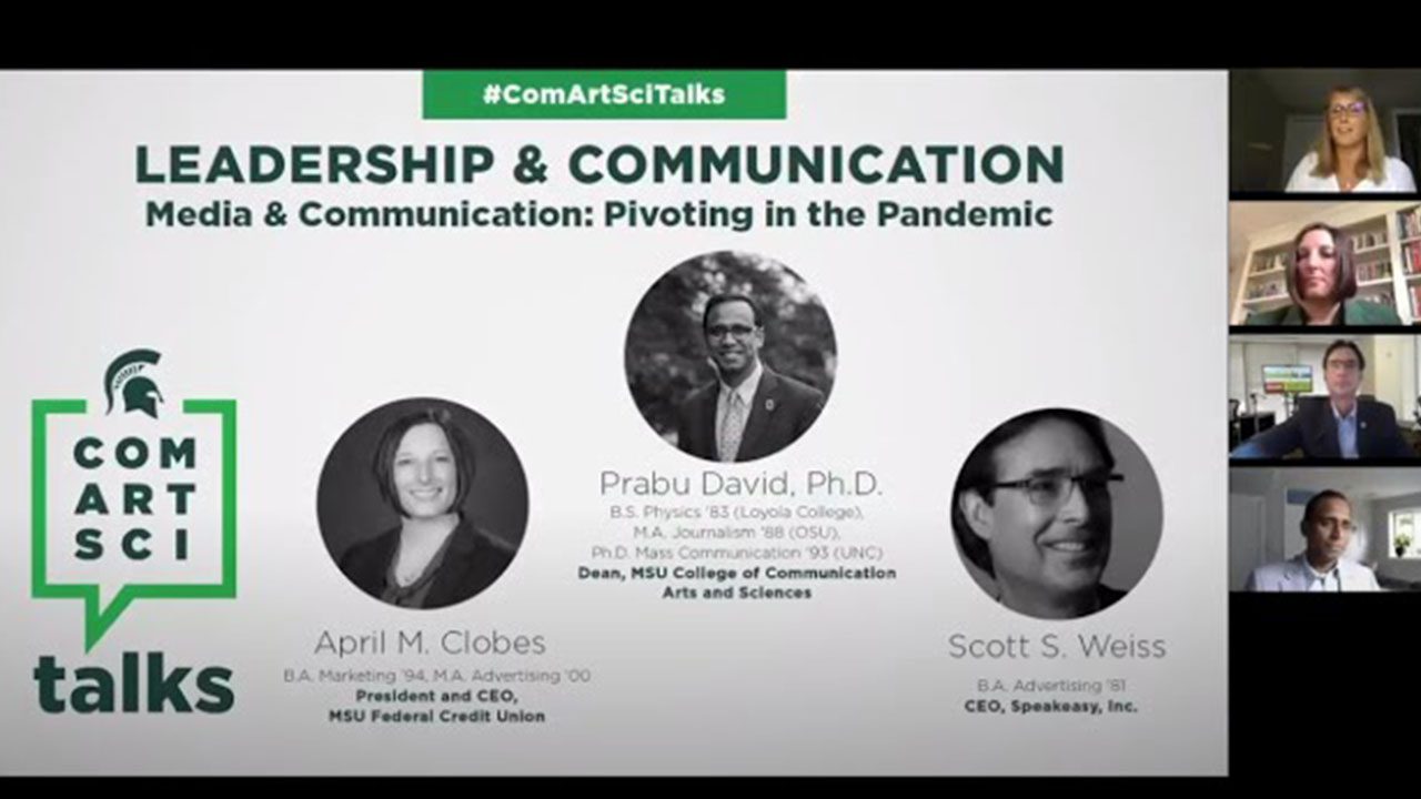 MSU ComArtSci Virtual Talks Leadership with Scott Weiss 2